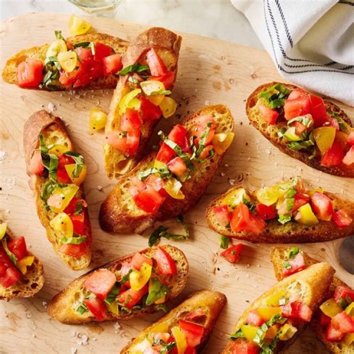 Is Bruschetta the bread or the topping?