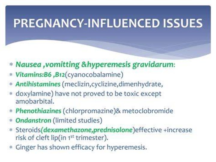Is Cyclizine safe in pregnancy?