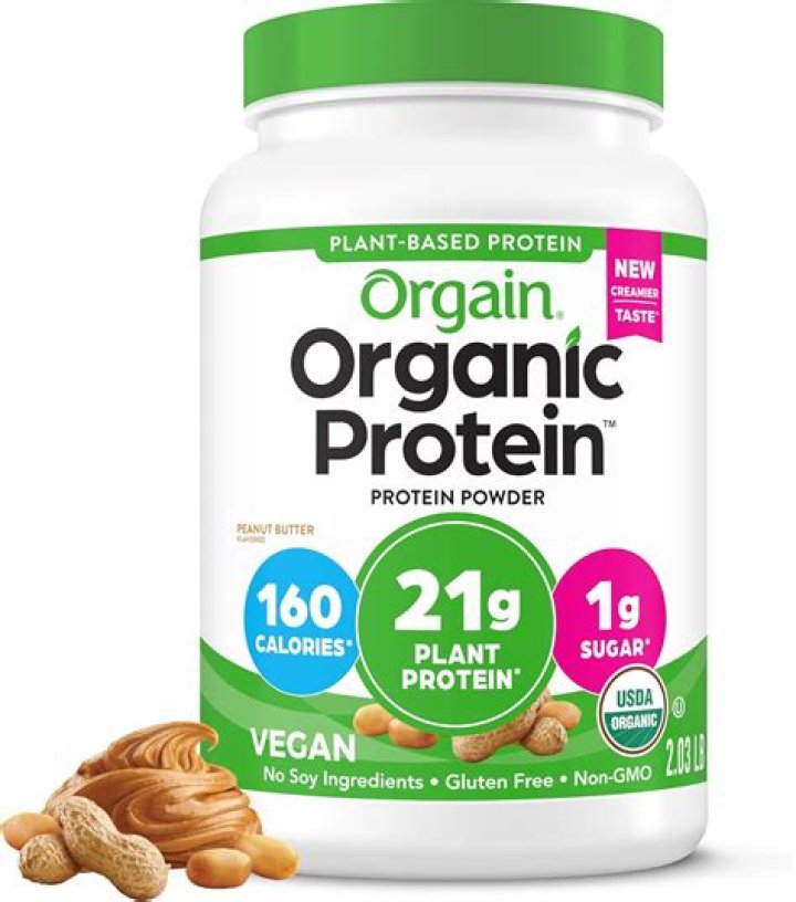 Is orgain organic protein powder vegan?