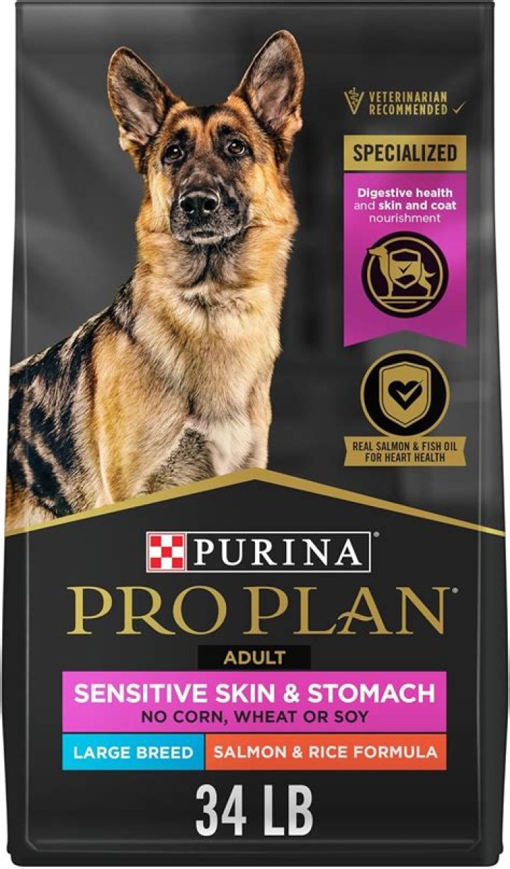 Is Purina Pro Plan Large Breed Puppy grain free?