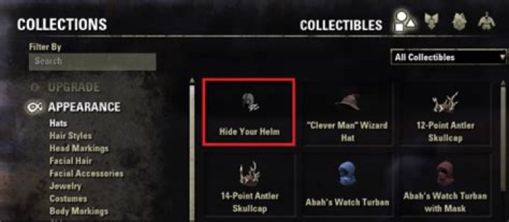 Is there a way to hide your helmet in Skyrim?