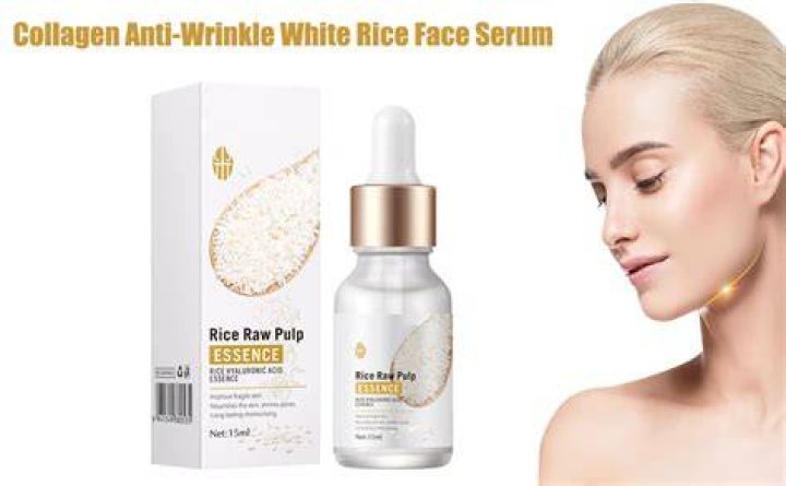 Is white rice serum good for skin?
