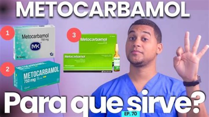 ¿Qué cura el Metocarbamol?