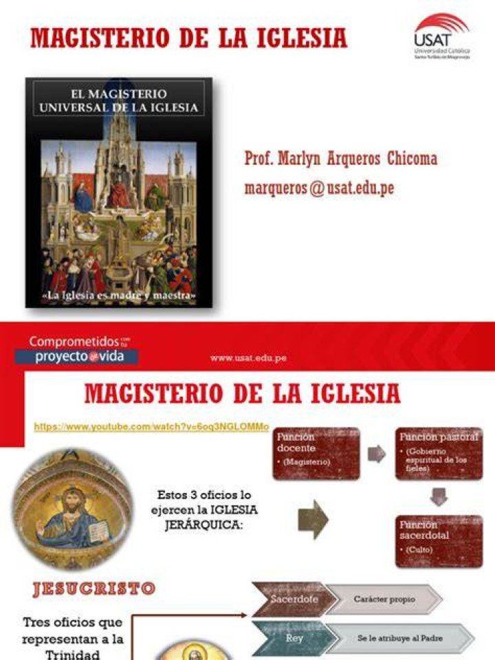¿Qué es la tradicion y el Magisterio de la Iglesia?