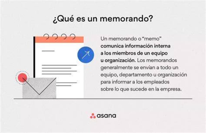 ¿Qué es un memorando y ejemplo?