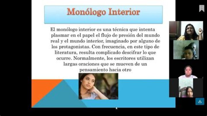 ¿Qué es un monólogo de presentacion?