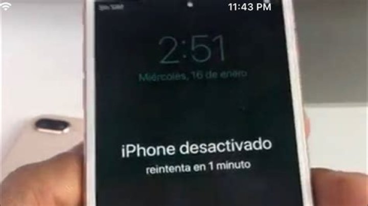 ¿Qué hacer cuando el iPhone está desactivado?