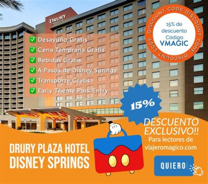 ¿Qué incluye los hoteles de Disney?