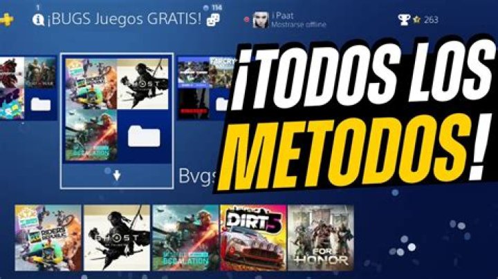 ¿Qué juegos se pueden descargar gratis en ps4?