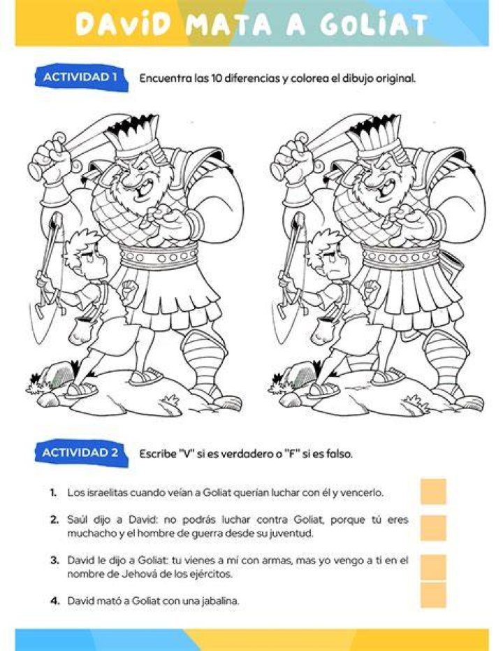 ¿Qué le dijo David a Goliat?
