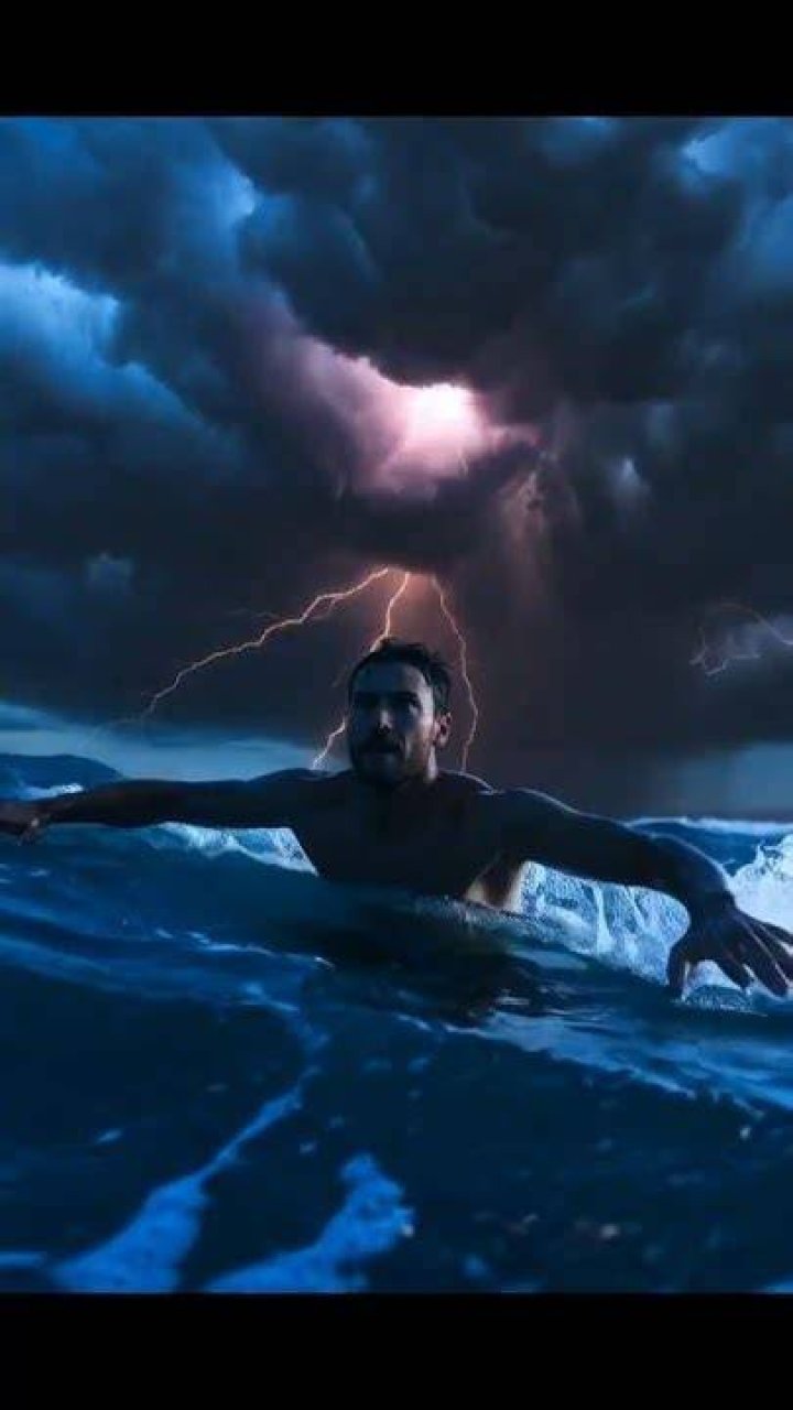 ¿Qué pasa si un rayo cae en el mar?