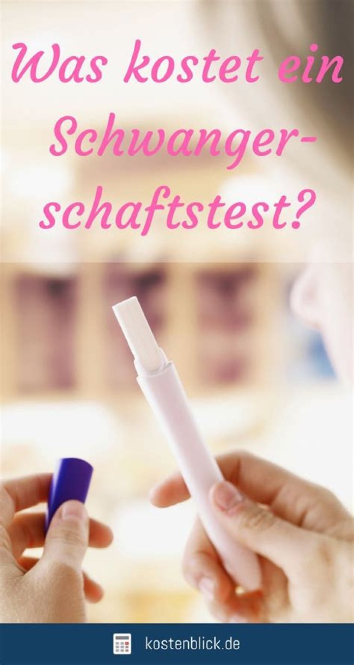 Was kosten Schwangerschaftstest?