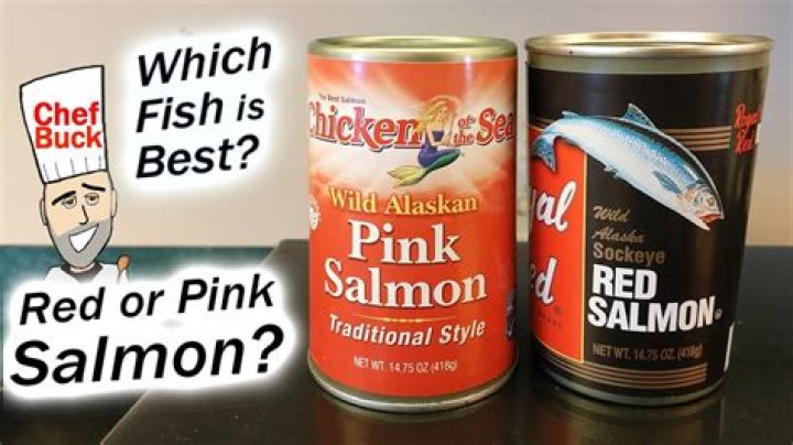 What's the difference between red and pink canned salmon?