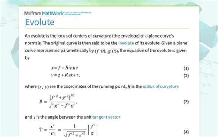 What are Evolutes and Involutes?