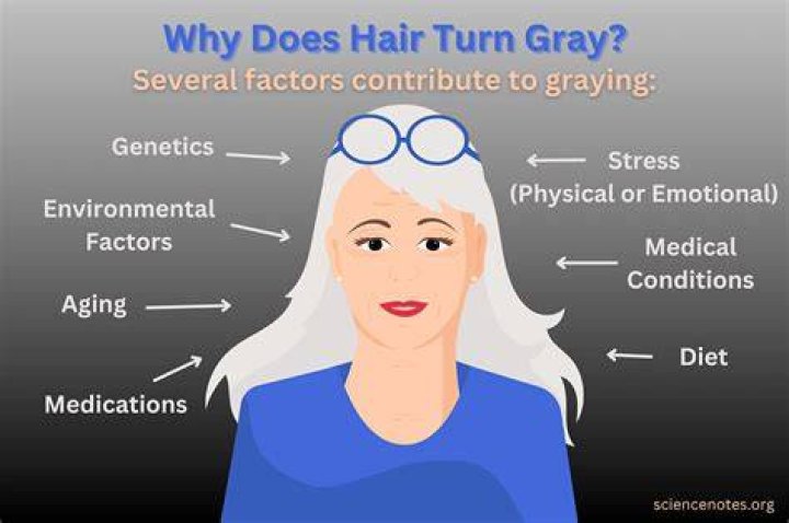 What are gray hairs a sign of?