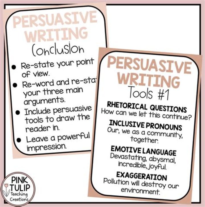 What are persuasive tools?