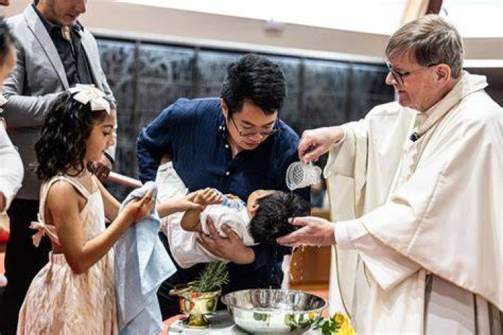 What are the essential elements in the sacrament of baptism quizlet?