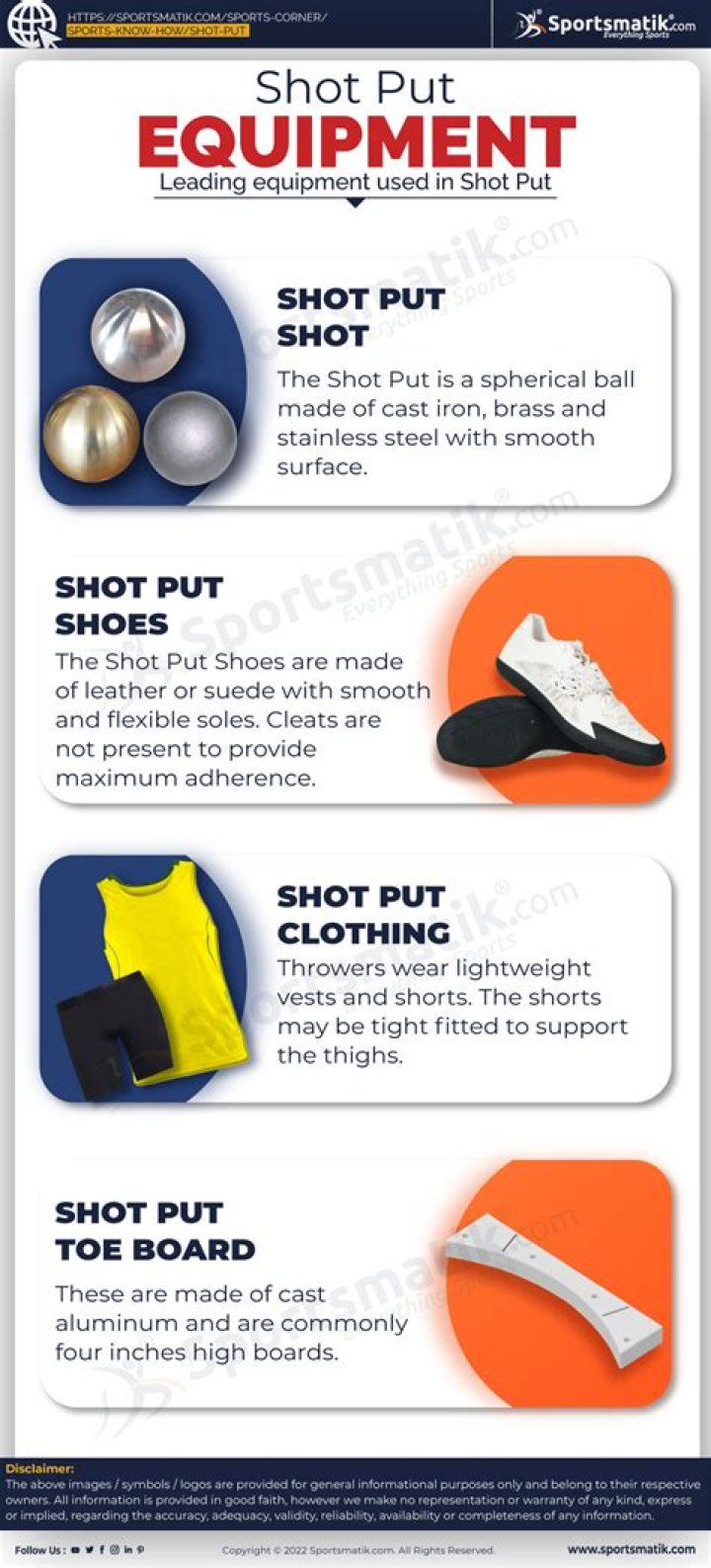 What are the shot put rules?
