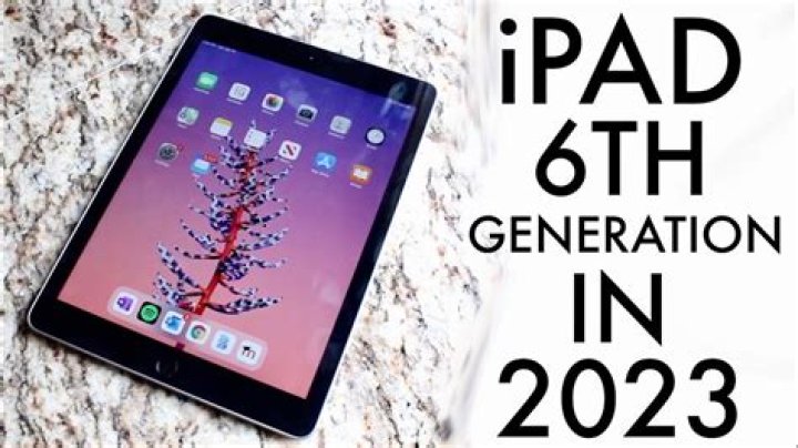 What can an iPad 6th generation do?