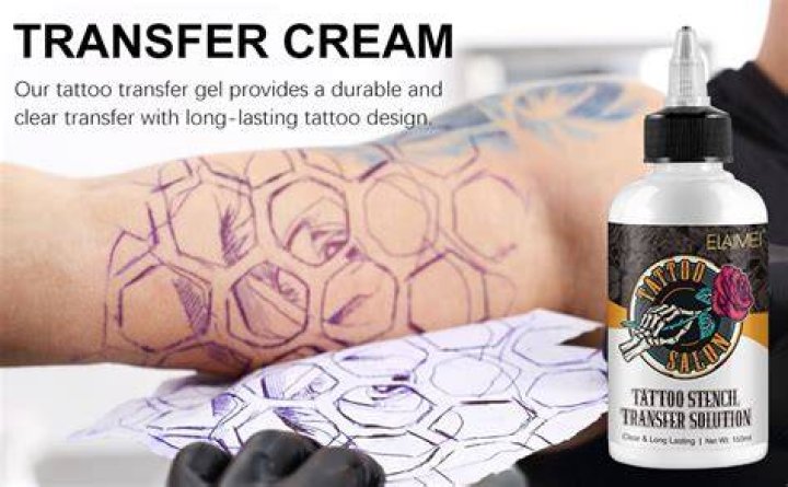 What can you use for tattoo transfer gel?