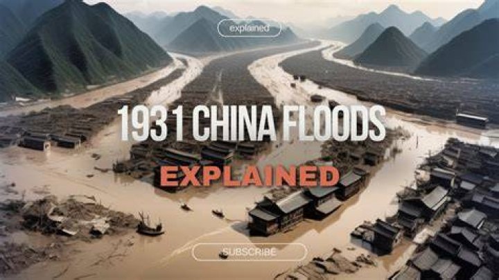 What caused the 1931 China flood?