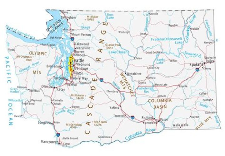 What cities are in Northwest Washington?