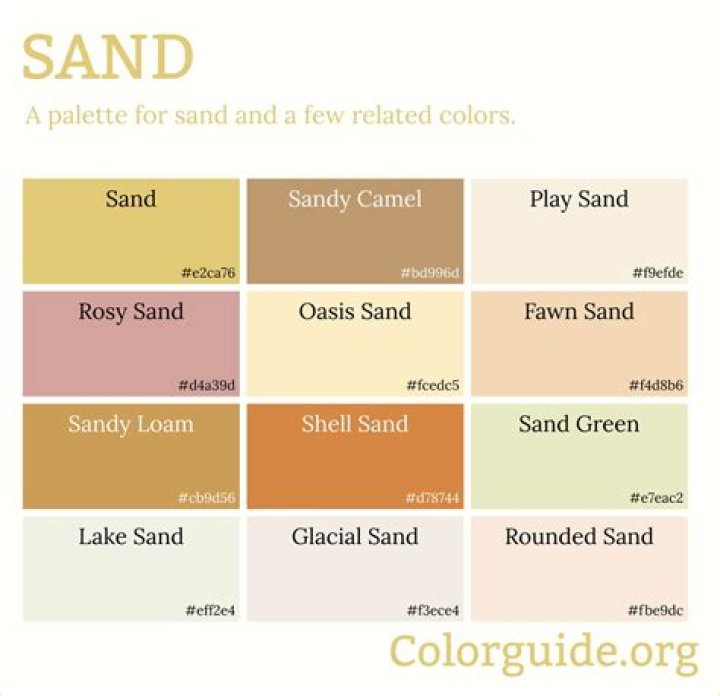 What color is light sand?