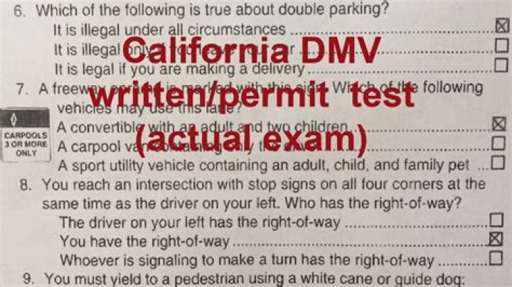 What do I need to know for the California written test?