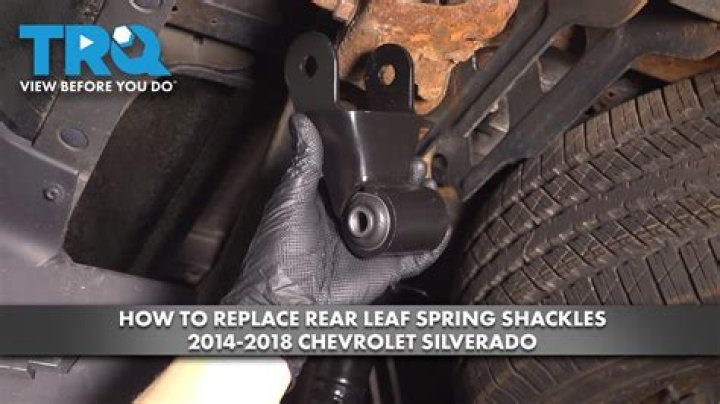What do rear shackles do?