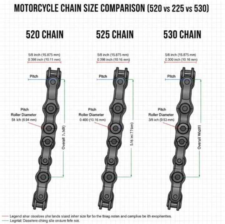 What does a 520 chain conversion do?