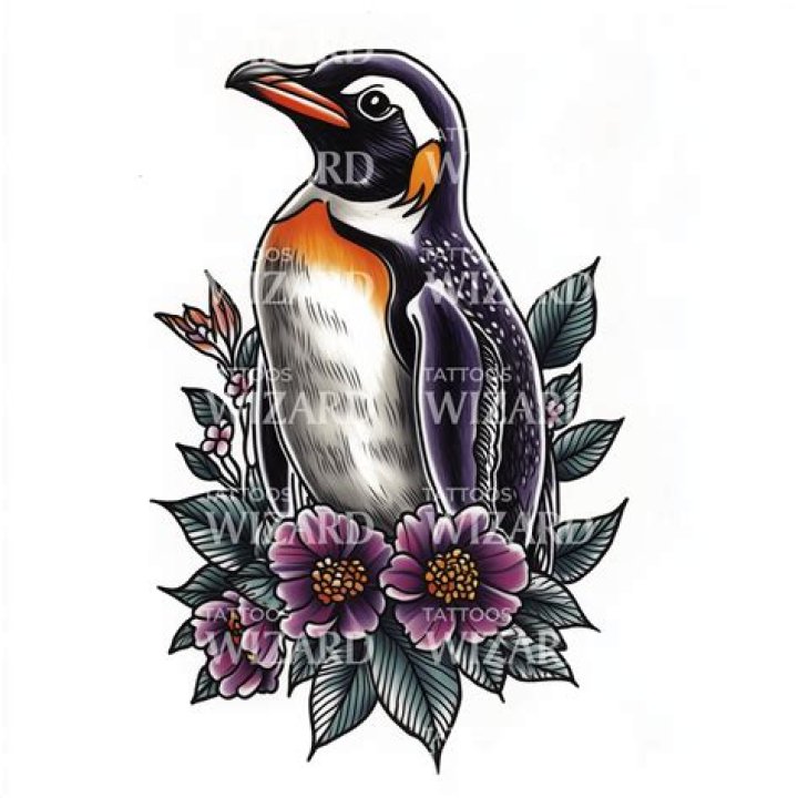 What does a penguin tattoo signify?