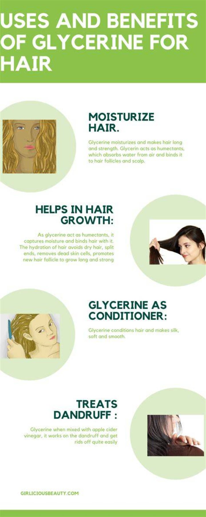 What does glycerin do for hair?