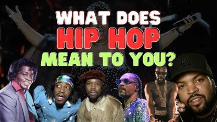 What does hip hop mean?