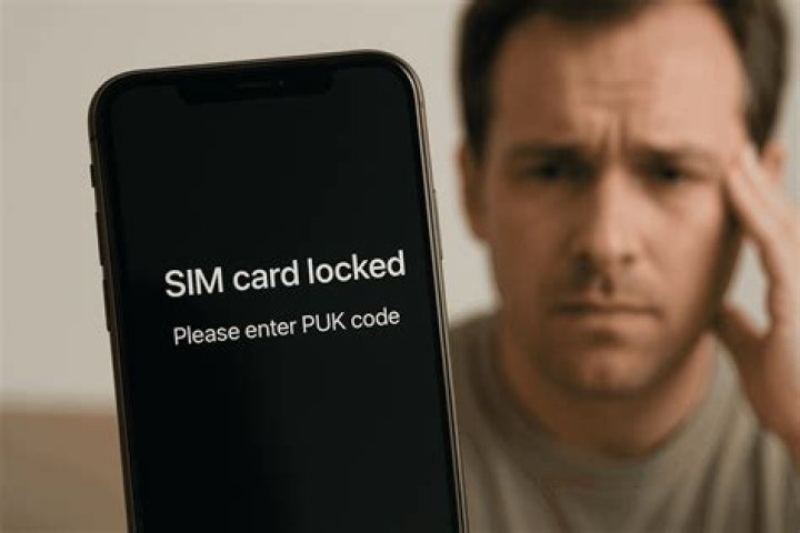 What does it mean when SIM card is locked?