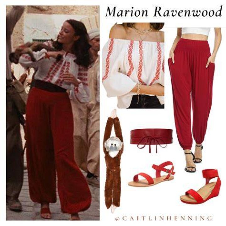 What does Marion Ravenwood say in the bar?