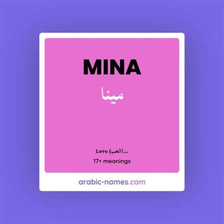What does Mina mean?