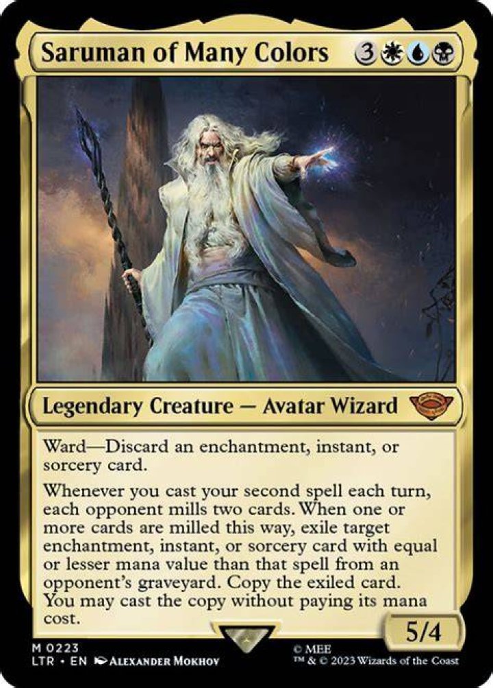 What does Saruman say Caradhras?