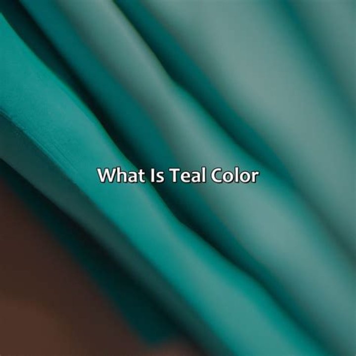 What does the color teal blue mean?