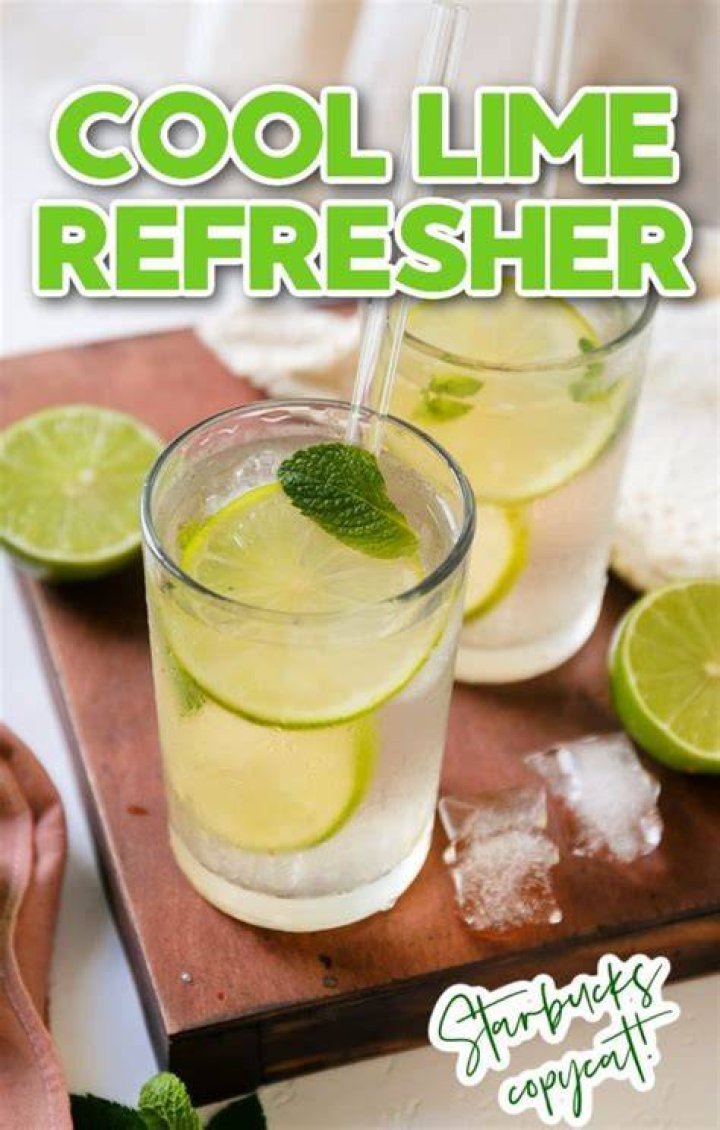 What does the Cool Lime Refresher taste like?