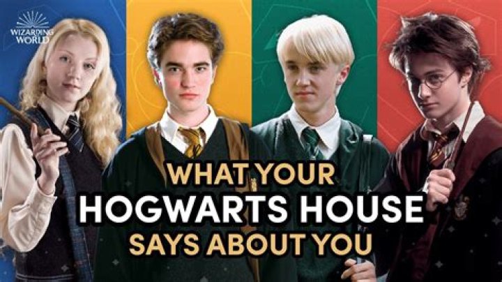 What does your Hogwarts house say about you?