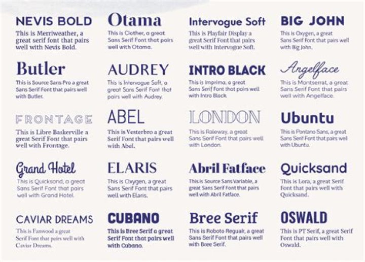 What fonts does Microsoft Word have?