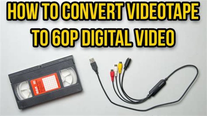 What format should I convert my VHS videos to?