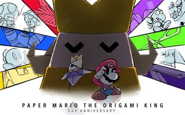 What happened to Bowser in Paper Mario The Origami King?