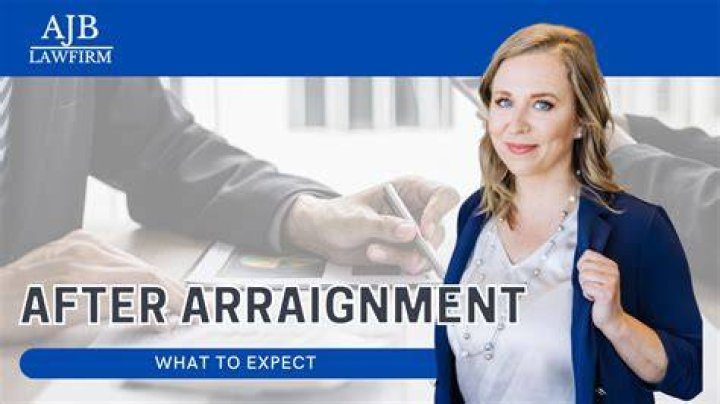 What happens after a formal arraignment?