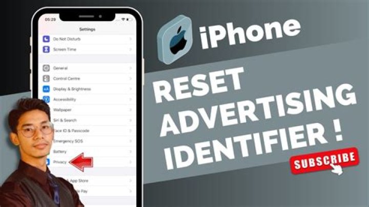 What happens if I reset my advertising identifier?