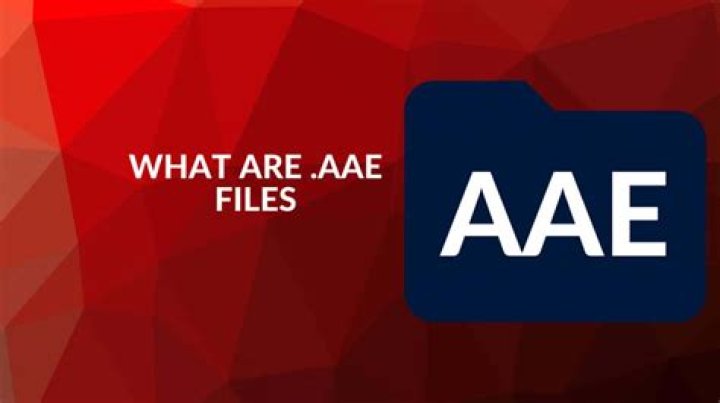 What is a .AAE file?