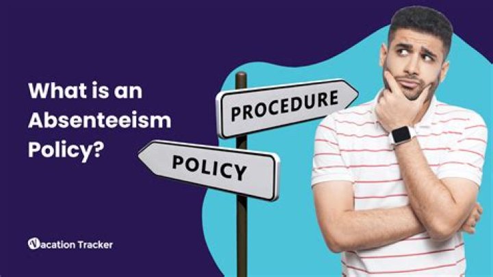 What is a good absenteeism policy?