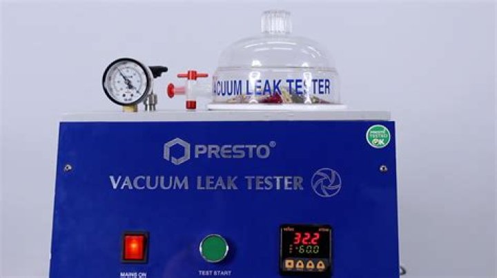 What is a leak test for a sterilizer?