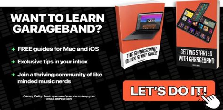 What is a master track in GarageBand?
