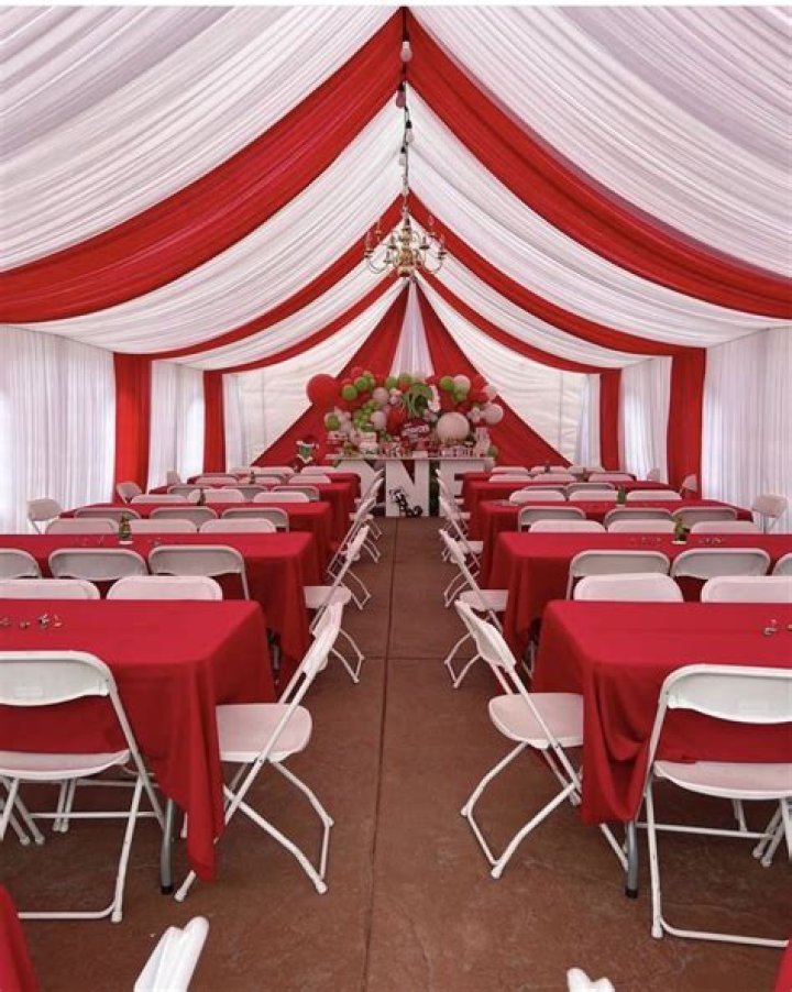 What is a red tent party?